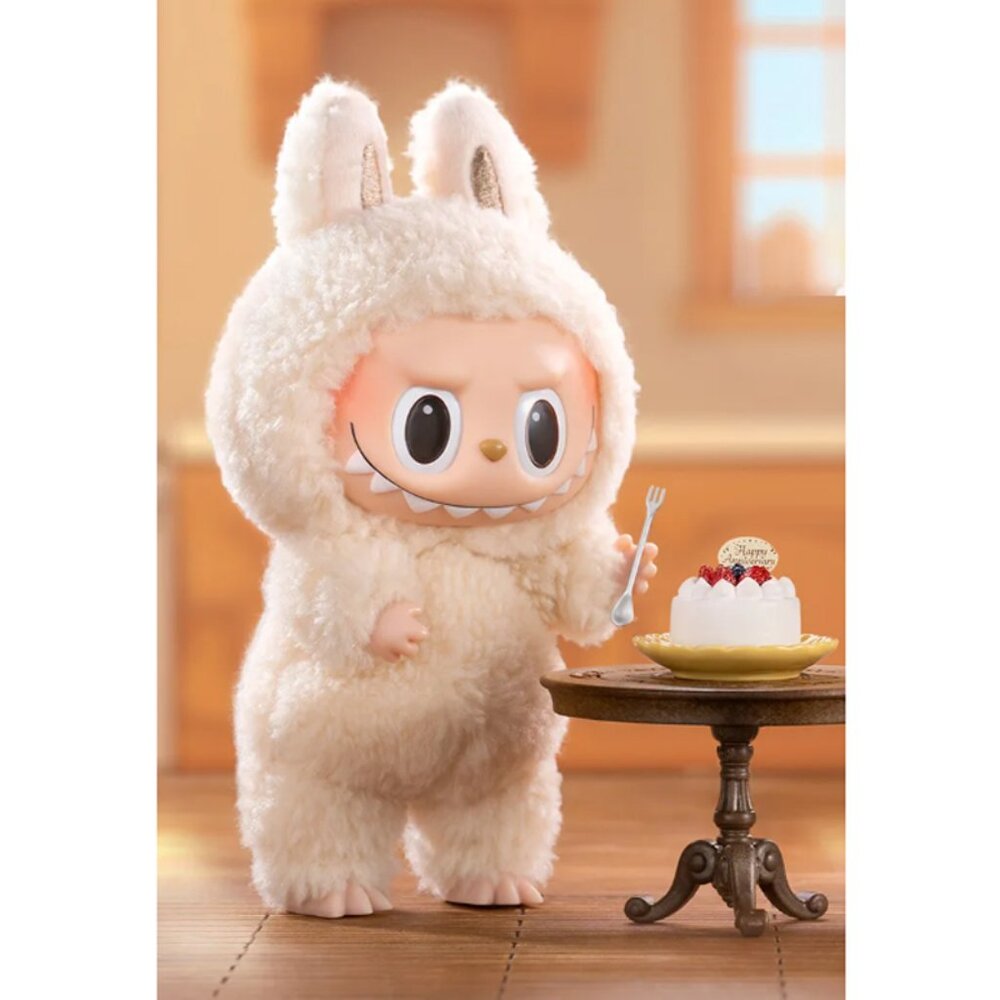 AUTHENTIC POP MART Exciting Macaron Labubu - GUARANTEED Soymilk